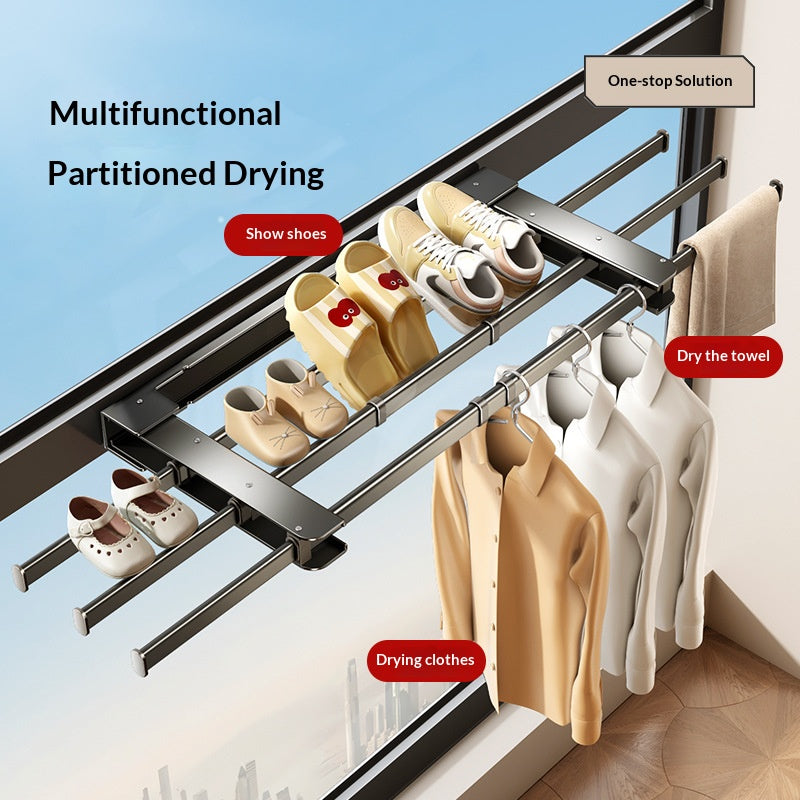Folding Suction Clothes Drying Rack